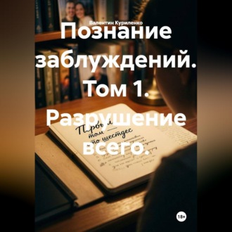 Обложка книги «Познание заблуждений. Том 1. Разрушение всего»