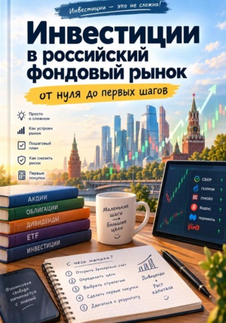 Обложка книги «Инвестиции в российский фондовый рынок: от нуля до первых шагов»