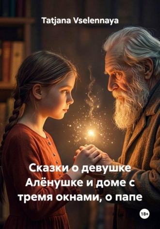 Обложка книги «Сказки о девушке Алёнушке и доме с тремя окнами, о папе»
