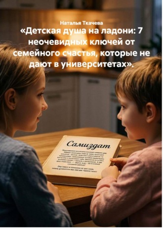Обложка книги ««Детская душа на ладони: 7 неочевидных ключей от семейного счастья, которые не дают в университетах».»