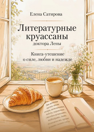 Обложка книги «Литературные круассаны доктора Лены. Книга-утешение о силе, любви и надежде»