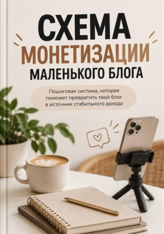 Обложка книги «Схема монетизации маленького блога»