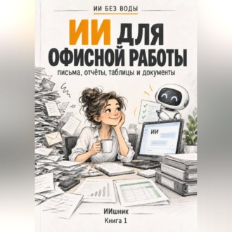 Обложка книги «ИИ для офисной работы: письма, отчёты, таблицы и документы»