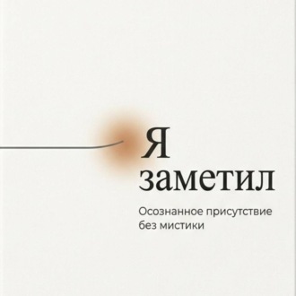Обложка книги «Я заметил. Осознанное присутствие без мистики»