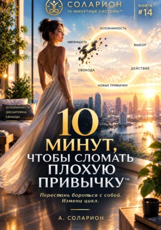 Обложка книги «10 минут, чтобы сломать Плохую Привычку»