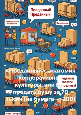 Обложка книги ««Преданный»: анатомия корпоративной культуры, или Как продать душу за 70 тысяч (на бумаге — 200)»