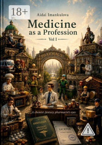 Обложка книги «Medicine as a profession. Vol I. A chemist-fantasy pharmacist’s eyes»
