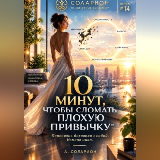 Обложка книги «10 минут, чтобы сломать Плохую Привычку»
