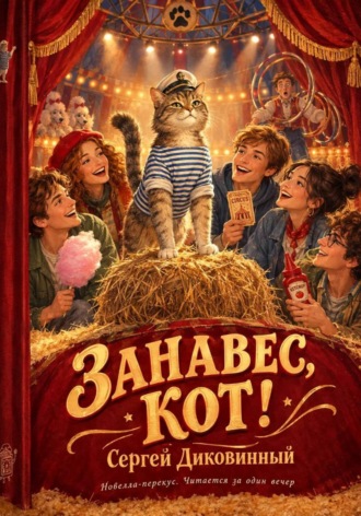 Обложка книги «Занавес, кот!»