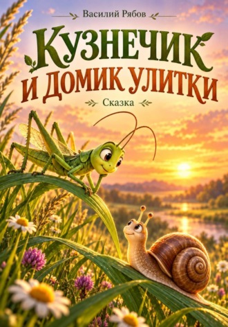 Обложка книги «Кузнечик и домик Улитки»