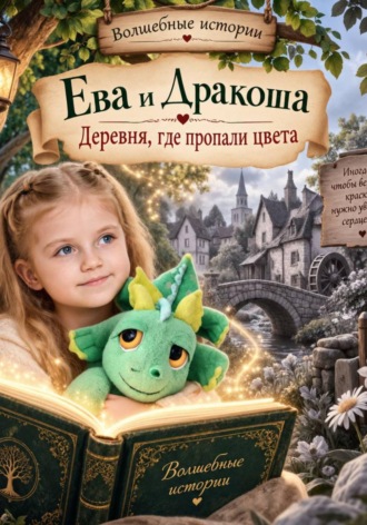 Обложка книги «Ева и Дракоша. Деревня, где пропали цвета»