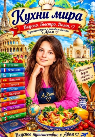 Обложка книги «Кухни мира. Готовим и путешествуем вместе с А.Rom»