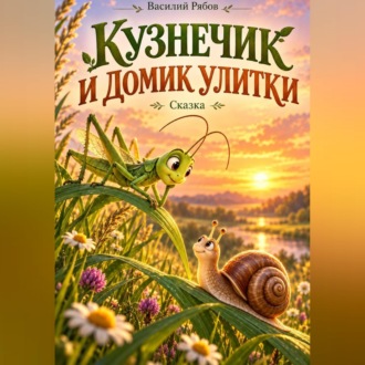Обложка книги «Кузнечик и домик Улитки»