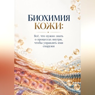 Обложка книги «Биохимия Кожи: Всё, что нужно знать о процессах внутри, чтобы управлять ими снаружи»