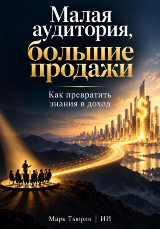 Обложка книги «Малая аудитория, большие продажи: Как превратить знания в доход»