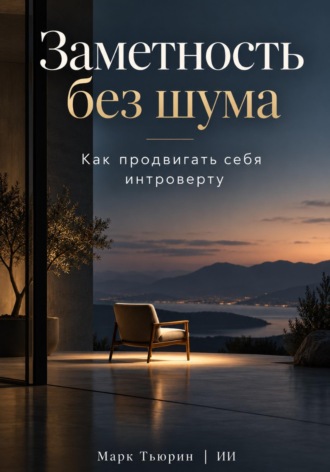 Обложка книги «Заметность без шума: Как продвигать себя интроверту»