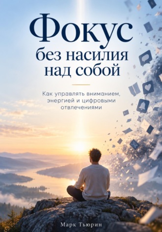 Обложка книги «Фокус без насилия над собой: Как управлять вниманием, энергией и цифровыми отвлечениями»