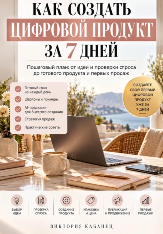 Обложка книги «Как создать цифровой продукт за 7 дней»