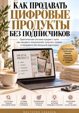 Обложка книги «Как продавать цифровые продукты без подписчиков»