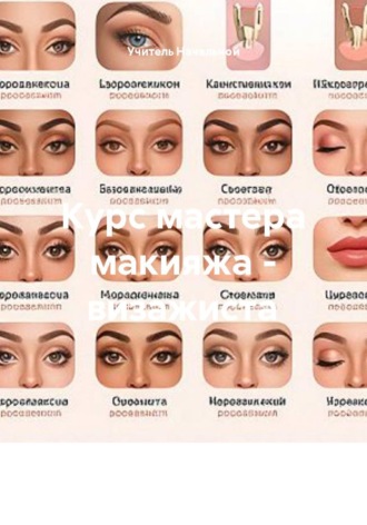 Обложка книги «Курс мастера макияжа - визажиста»