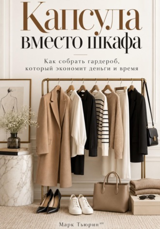 Обложка книги «Капсула вместо шкафа: Как собрать гардероб, который экономит деньги и время»