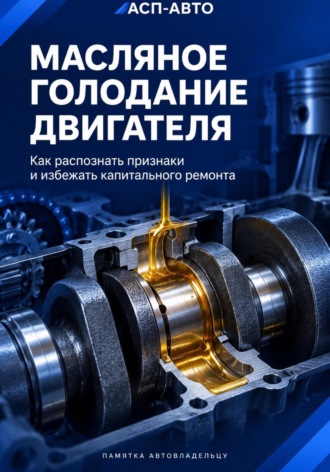 Обложка книги «Масляное голодание двигателя: как распознать признаки и избежать капитального ремонта»