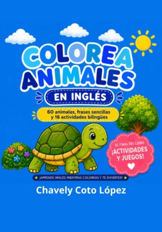 Обложка книги «Colorea animales en inglés»
