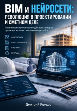 Обложка книги «BIM И НЕЙРОСЕТИ: РЕВОЛЮЦИЯ В ПРОЕКТИРОВАНИИ И СМЕТНОМ ДЕЛЕ»