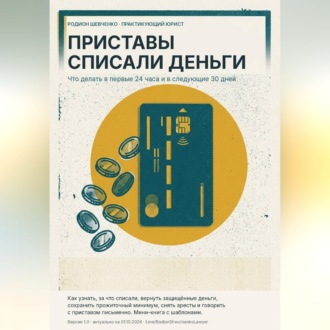 Обложка книги «Приставы списали деньги. Что делать в первые 24 часа и в следующие 30 дней.»