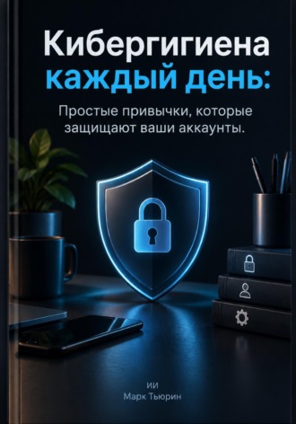 Обложка книги «Кибергигиена каждый день: Простые привычки, которые защищают ваши аккаунты»