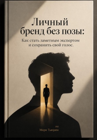 Обложка книги «Личный бренд без позы: Как стать заметным экспертом и сохранить свой голос»
