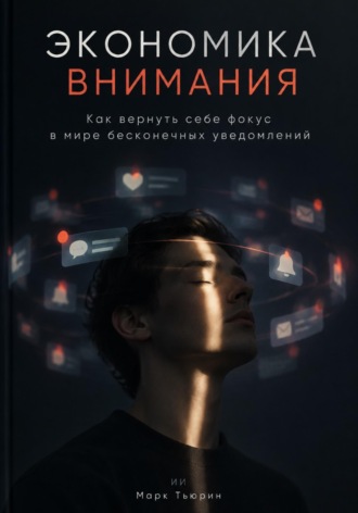 Обложка книги «Экономика внимания: Как вернуть себе фокус в мире бесконечных уведомлений»