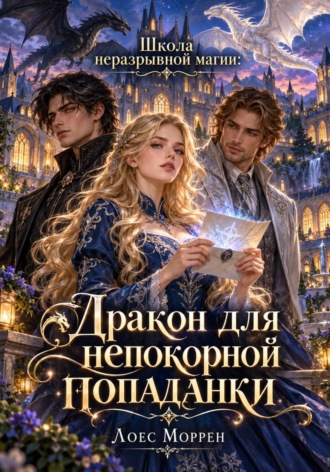 Обложка книги «Школа неразрывной магии: Дракон для непокорной попаданки»