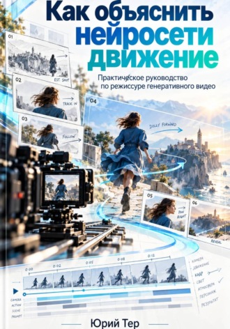 Обложка книги «Как объяснить нейросети движение: практическое руководство по режиссуре генеративного видео»