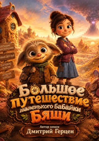 Обложка книги «Большое путешествие маленького бабайки Бяши»