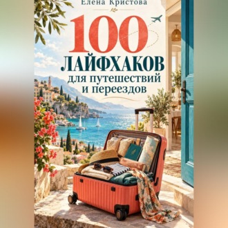 Обложка книги «100 лайфхаков для путешествий и переездов»