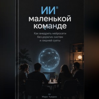Обложка книги «ИИ в маленькой команде: Как внедрить нейросети без дорогих систем и лишней суеты»