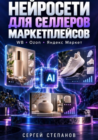 Обложка книги «Нейросети для селлеров маркетплейсов»