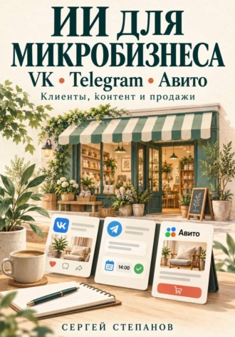 Обложка книги «ИИ для микробизнеса»