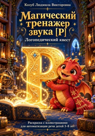 Обложка книги «Магический тренажер звука [Р]. Логопедический квест в Хогвартсе»