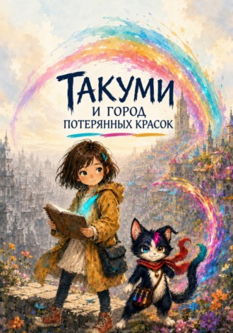 Обложка книги «Такуми и город потерянных красок»