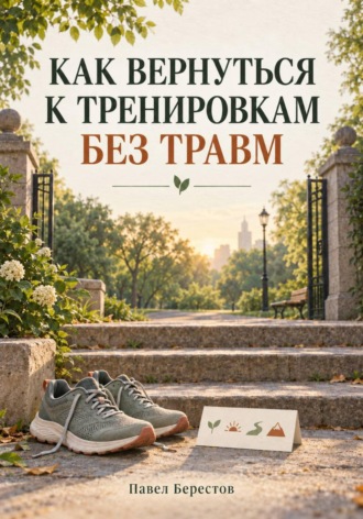 Обложка книги «Как вернуться к тренировкам без травм»