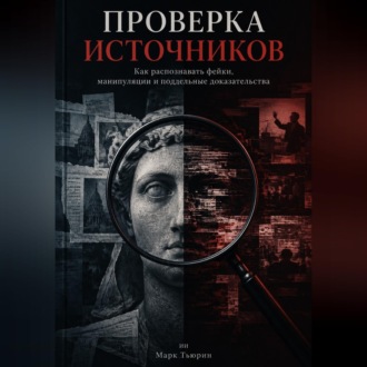 Обложка книги «Проверка источников: Как распознавать фейки, манипуляции и поддельные доказательства»