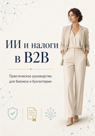 Обложка книги «ИИ и налоги в B2B: Практическое руководство для бизнеса и бухгалтерии»