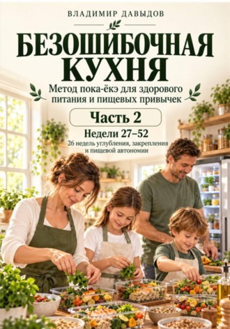 Обложка книги «Безошибочная кухня Метод пока-ёкэ для здорового питания и пищевых привычек. Часть 2»