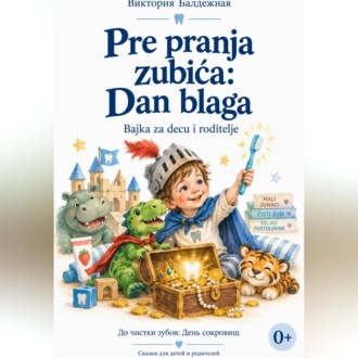 Обложка книги «Pre pranja zubića: Dan blaga Bajke za decu i odrasle | До того, как почистить зубы. День сокровищ. Сказки на сербском для детей и взрослых»