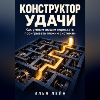 Обложка книги «Конструктор удачи. Как умным людям перестать проигрывать плохим системам»