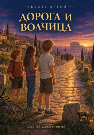 Обложка книги «Сквозь время. Дорога и волчица. Древний Рим»