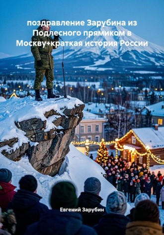 Обложка книги «поздравление Зарубина из Подлесного прямиком в Москву+краткая история России»