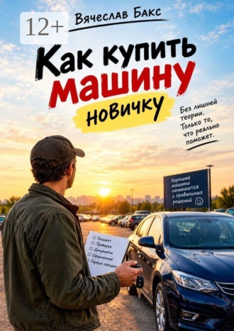 Обложка книги «Как купить машину новичку»